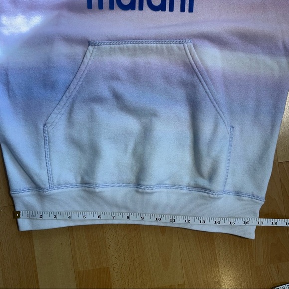 Isabel Marant Étoile Mansel Gradient Hoodie Size 8 Streetwear Designer Casual - Picture 16 of 16